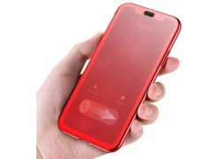 Чехол-книжка для iPhone X/XS с сенсорной крышкой Baseus Touchable Case красный