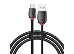 Кабель Baseus Purple Ring HW Quick Charging USB Cable For Type-C черный