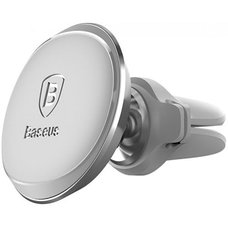 Крепление Baseus Magnetic Air Vent Car Mount Holder Black серебряный