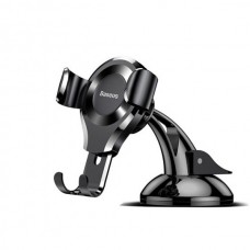Держатель Baseus Car and Desk Holder Osculum Type серебристый