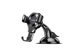 Держатель Baseus Car and Desk Holder Osculum Type серебристый