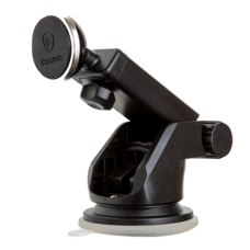 Автомобильный держатель Baseus Solid Series Telescopic Magnetic Car Mount серебряный