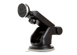 Автомобильный держатель Baseus Solid Series Telescopic Magnetic Car Mount серебряный