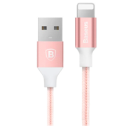 Кабель Baseus Yashine USB - Lightning розовый
