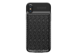 Чехол-аккумулятор Baseus Plaid Backpack 3500 мАч для iPhone X черный
