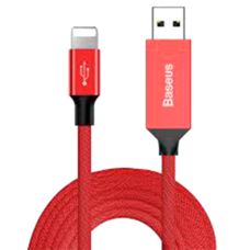 Кабель USB-Lightning Baseus Artistic Striped USB Cable красный