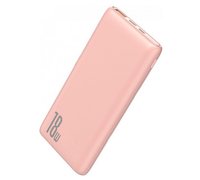 Внешний аккумулятор Baseus Bipow Quick Charge Power Bank PD+QC 10000mAh 18W розовый