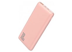 Внешний аккумулятор Baseus Bipow Quick Charge Power Bank PD+QC 10000mAh 18W розовый