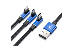 Кабель Baseus MVP 3-in-1 Mobile Game 1.2 М синий