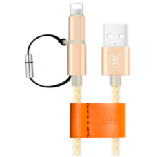 Кабель 2-in-1 Baseus Antila Series USB-microUSB, Lightning 1 М