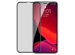 Защитное стекло Baseus curved-screen tempered anti-spy function для iPhone X/XS