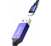 Кабель для Apple Baseus Artistic striped USB cable для Lightning 5 М черный