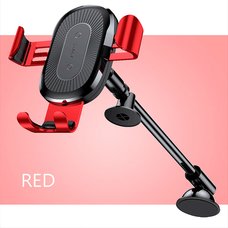 Беспроводное ЗУ-автодержатель Baseus Mount Wireless Charger красный