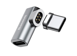 Переходник Baseus Mini Magnetic Type-C Elbow Adapter Converter CATCX-0G