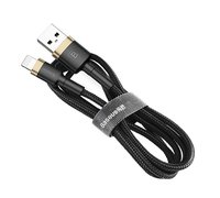 Кабель USB Baseus Kevlar Lightning Cable 1 m золото-черный
