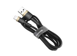 Кабель USB Baseus Kevlar Lightning Cable 1 m золото-черный