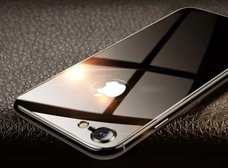 Baseus 4D Arc Back Glass Film For iPhone 8 золотой