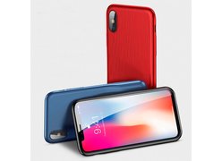 Baseus Audio Case для iPhone X синий