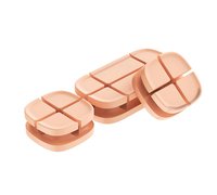 Держатель для проводов Baseus Cross Peas Cable Clip бежевый