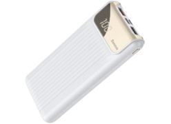 Внешний аккумулятор Baseus Thin Digital 10000mAh Power Bank белый