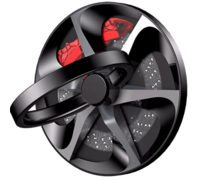 Кольцо-держатель Baseus Wheel Ring Bracket черный