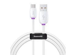 Кабель Baseus Purple Ring HW Quick Charging USB Cable For Type-C белый