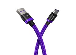 Кабель Baseus Purple Gold Red HW USB для Type-C 2M