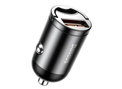Автомобильное зарядное устройство Baseus Tiny Star Mini Quick Charge USB Port 30W серый