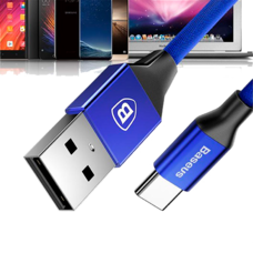 Кабель Baseus Yiven Cable For Type-c 3A 1.2M синий