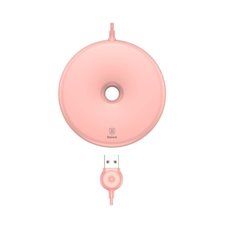 Зарядное устройство Baseus Wireless Donut Charger розовый