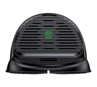 Беспроводная зарядка Baseus Silicone Horizontal Desktop Wireless Charger черный