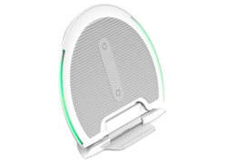 Беспроводная зарядка-подставка Baseus Foldable Multifunction белый+серый