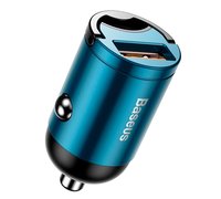 Автомобильное зарядное устройство Baseus Tiny Star Mini Quick Charge USB Port 30W синий