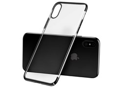 Baseus Glitter Case для iPhone X черный