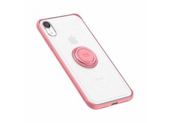 Baseus Dot bracket Case For iPhone XS розовый