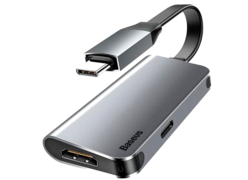 Переходник Baseus Little box USB-C/HDMI+USB-C CAHUB-E0G
