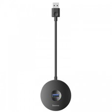Адаптер Baseus round box USB черный