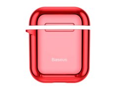 Чехол для наушников Baseus Shining hook Case ForPods 1/2 красный
