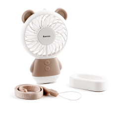 Мини-вентилятор Baseus Dharma bear Fan коричневый