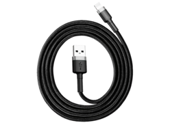 Кабель для iPod, iPhone, iPad Baseus Cafule серо-черный