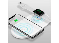 Беспроводная зарядка Baseus Smart 2in1 (кабель для iPhone)