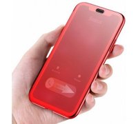 Чехол-книжка для iPhone XS Max с сенсорной крышкой Baseus Touchable Case красный