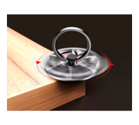 Кольцо-держатель Baseus Wheel Ring Bracket черно-серебристый