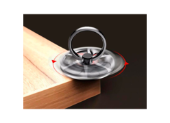 Кольцо-держатель Baseus Wheel Ring Bracket черно-серебристый