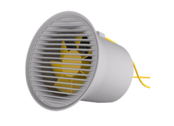 Настольный вентилятор Baseus Small Horn Desktop Fan серый
