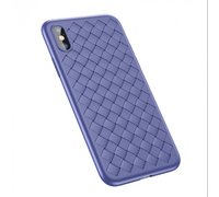 Baseus BV Weaving Case for iPhone X синий