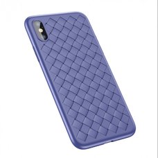 Baseus BV Weaving Case for iPhone X синий