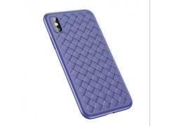 Baseus BV Weaving Case for iPhone X синий