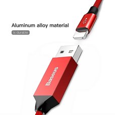 Кабель для Apple Baseus Artistic striped USB cable для Lightning 5 М красный