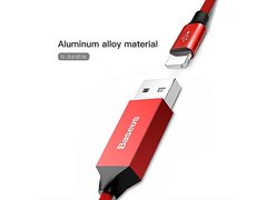 Кабель для Apple Baseus Artistic striped USB cable для Lightning 5 М красный